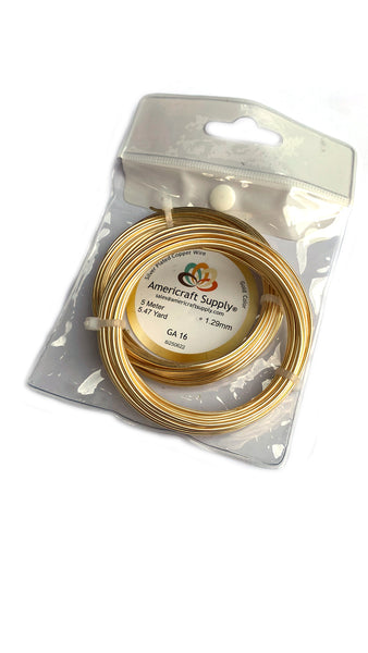 Gold Color GA 16 Brand AMERICRAFT SUPPLY (Similar to 18K)