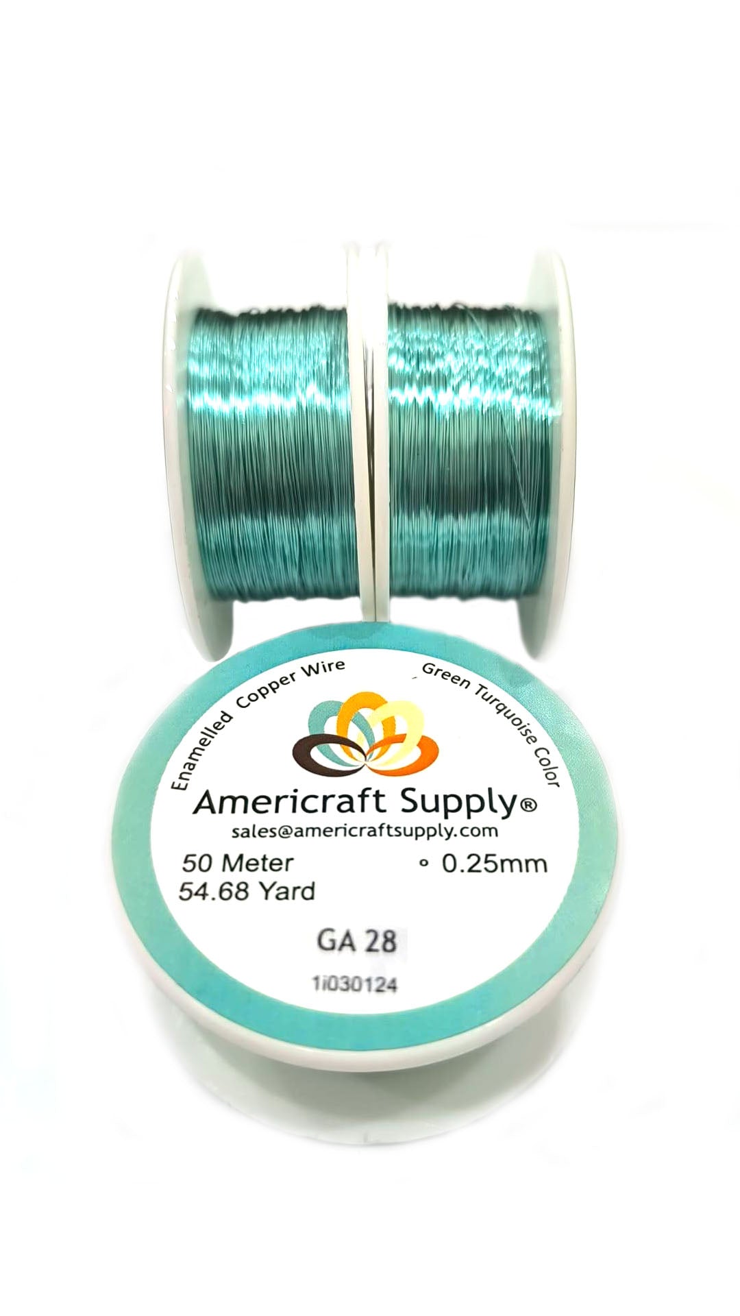 Green Turqoise Color GA 18, GA 20, GA 28, GA 30, GA 32 Brand AMERICRAFT SUPPLY