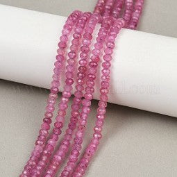 Jade Rondelle malaysia stone strips 4x2 mm