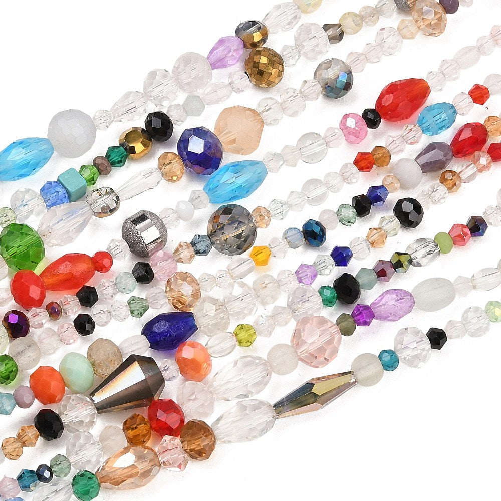 Mixed glass strips