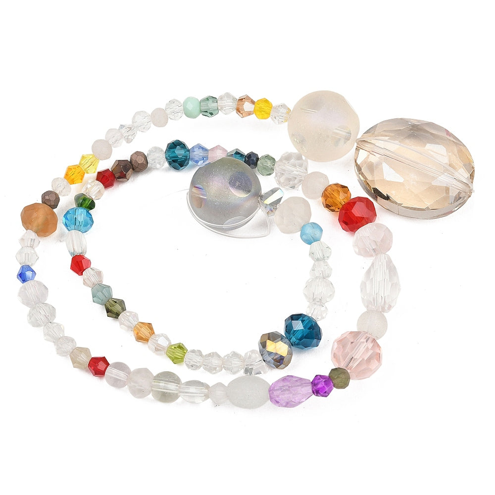 Mixed glass strips