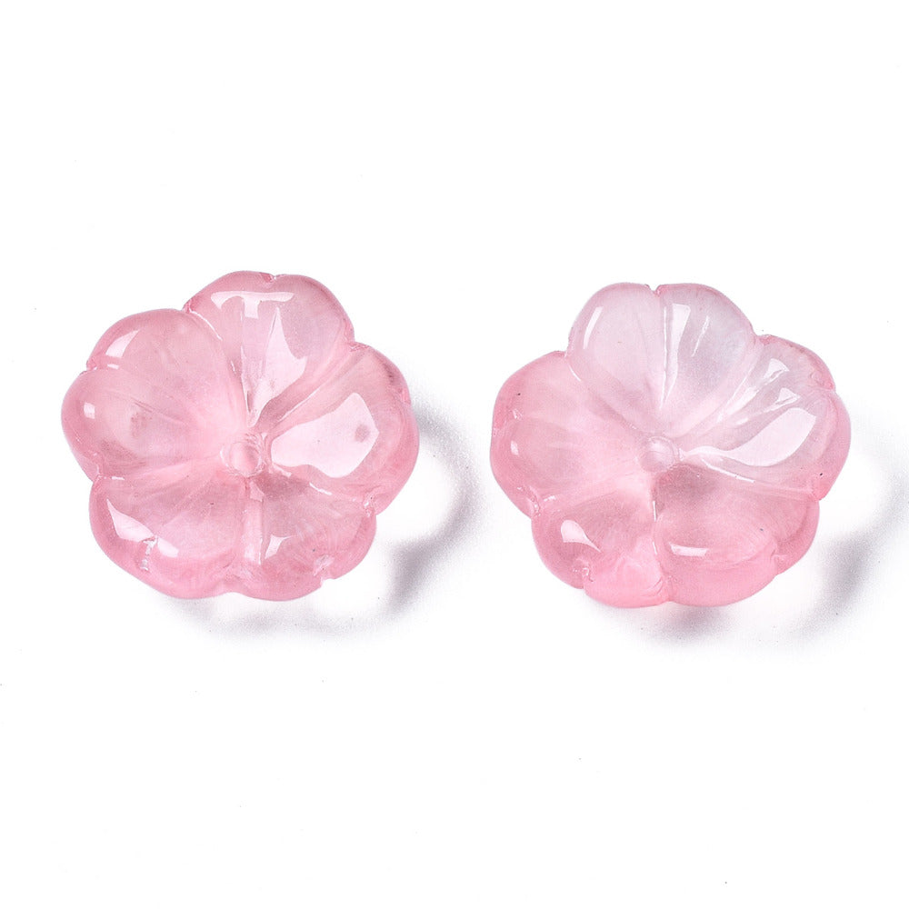 Glass flower 14-15 MM (10pcs)