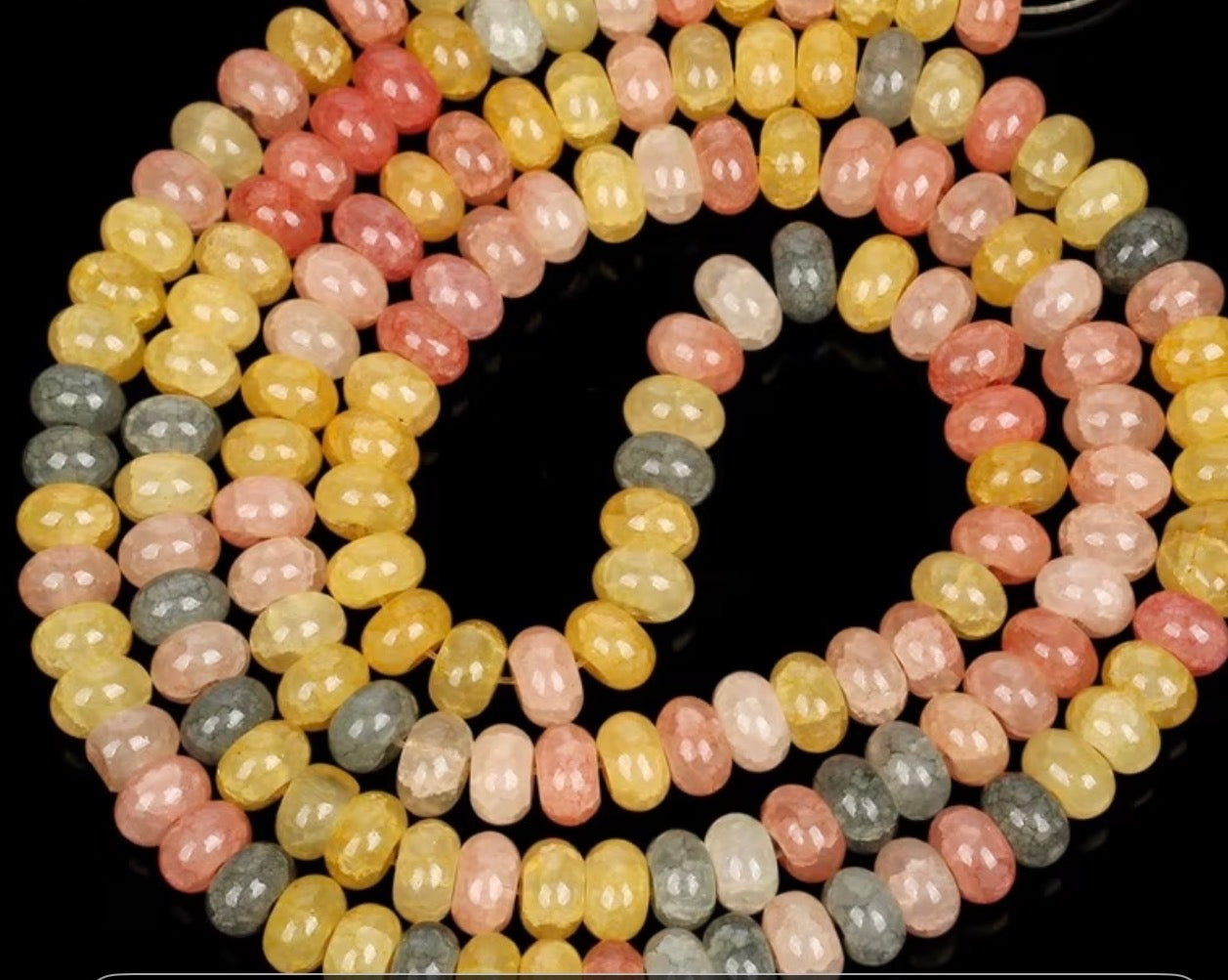 Rondelle Glass Crystal Beads 8X5mm