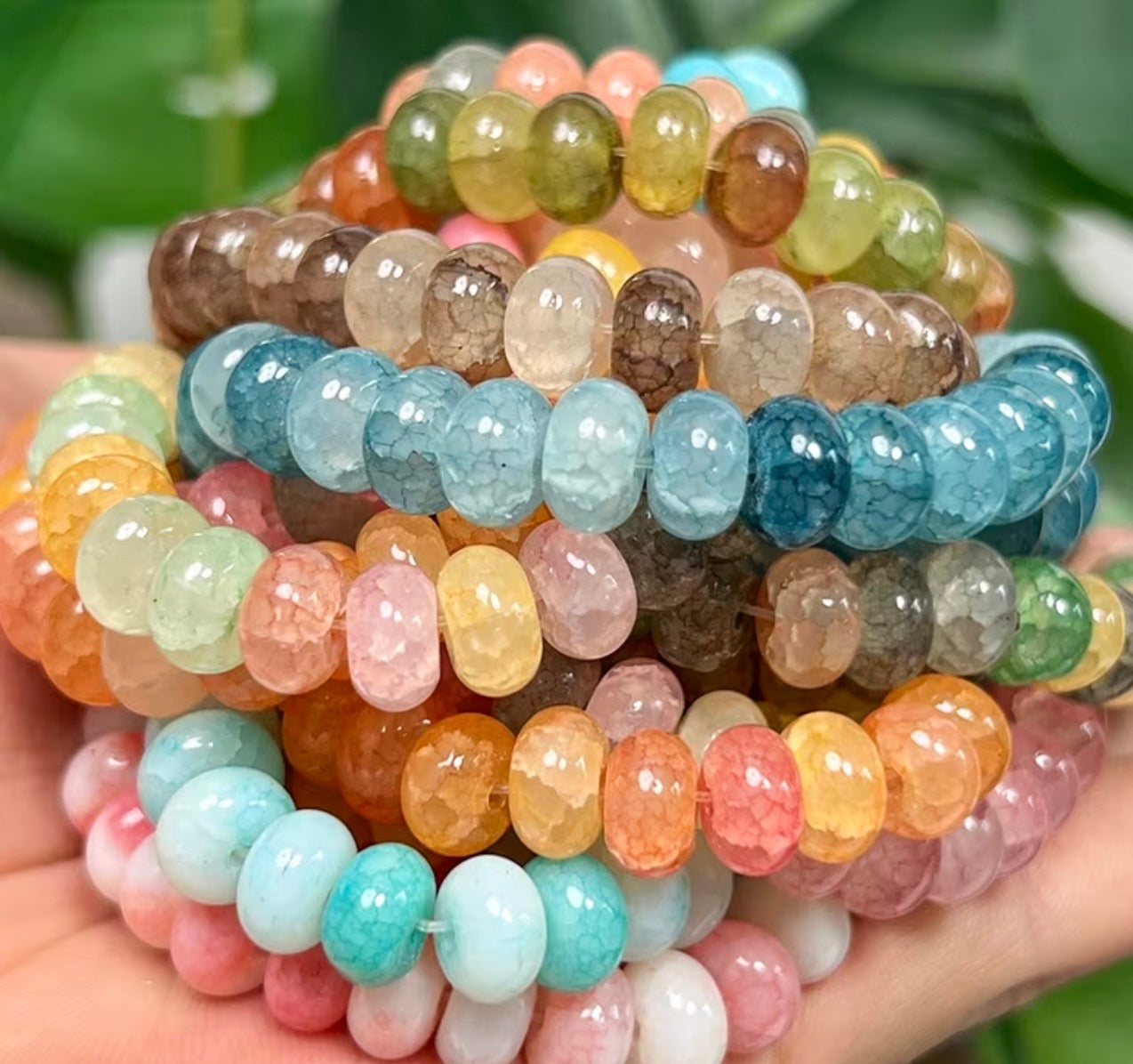 Rondelle Glass Crystal Beads 8X5mm