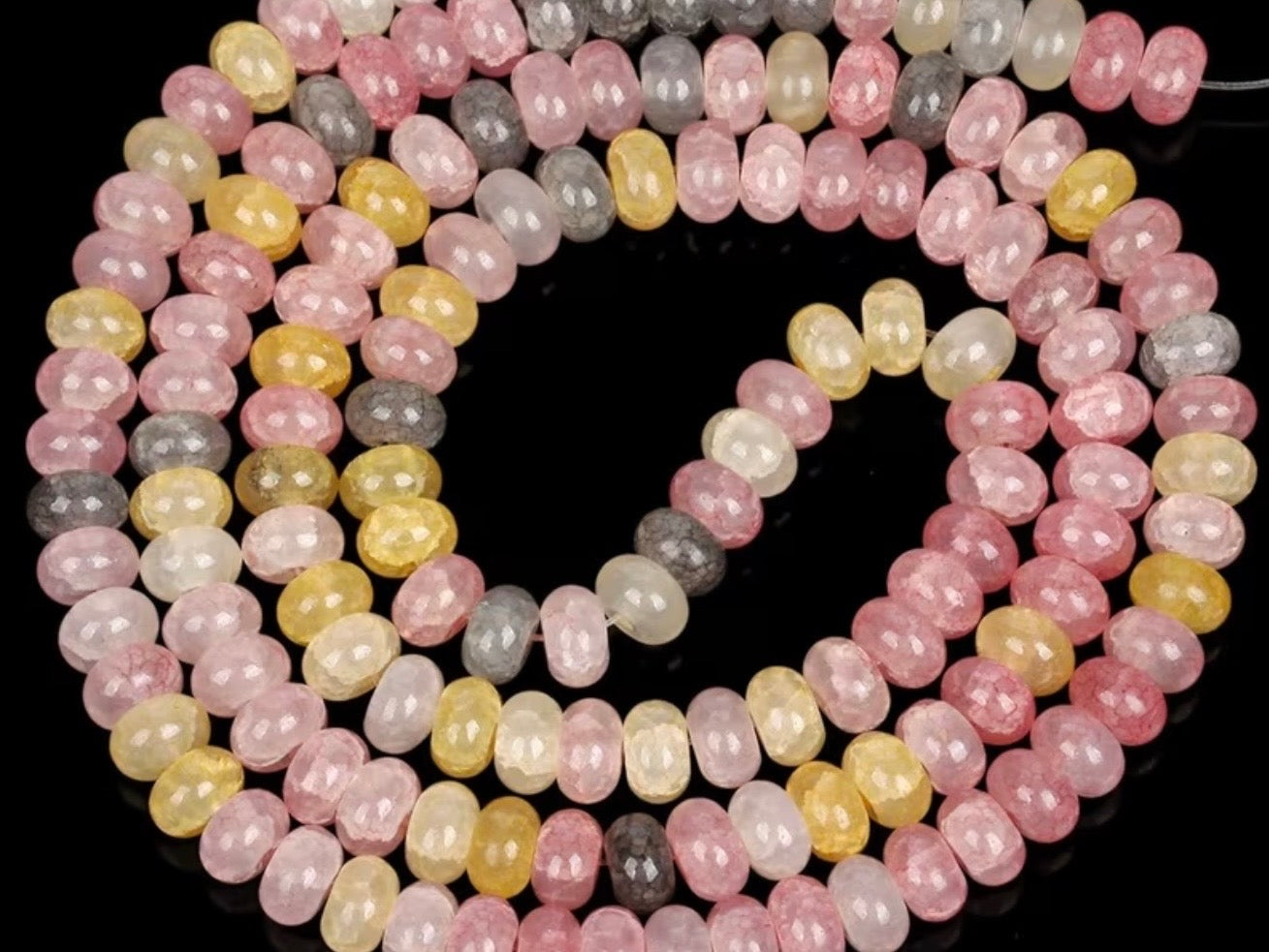 Rondelle Glass Crystal Beads 8X5mm