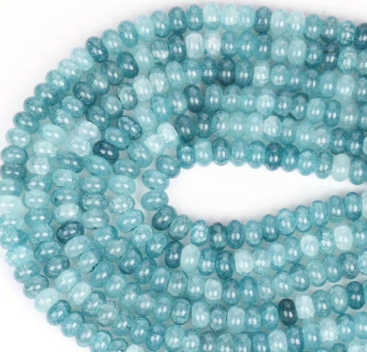 Rondelle Glass Crystal Beads 8X5mm