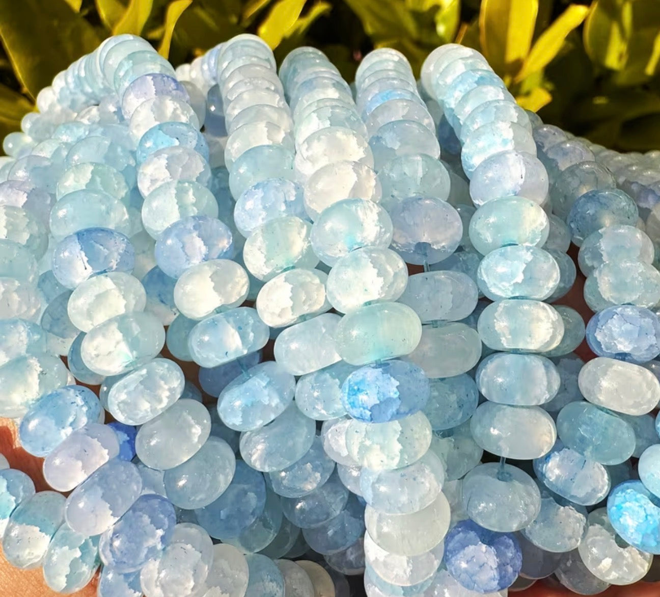 Rondelle Glass Crystal Beads 8X5mm