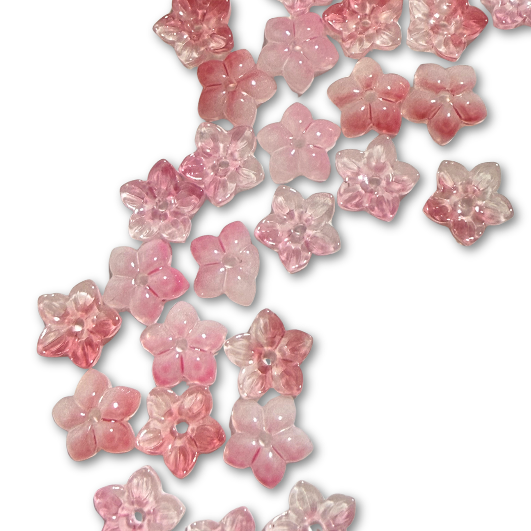 Glass flower 9 to 10 MM