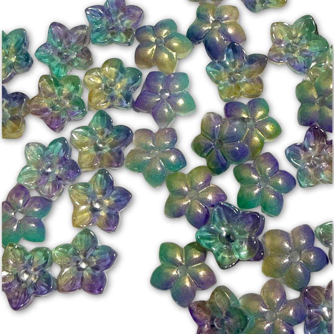 Glass flower 9 to 10 MM