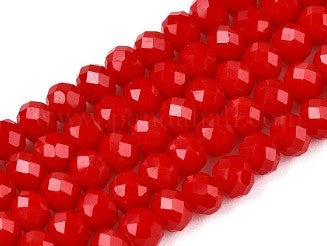 Cuentas de cristal redondas multicolores