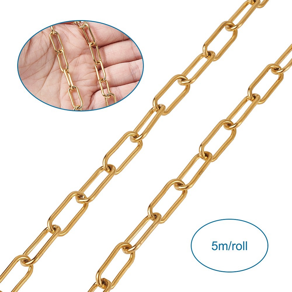 Chain Stainless Steel 17x7x1.6 mm (1 MTS)