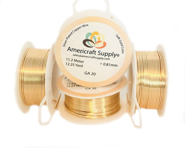 Soft Gold Color GA 20 Brand AMERICRAFT SUPPLY