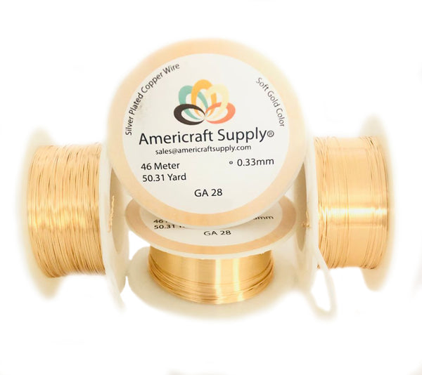 Soft Gold Color GA 28 Brand AMERICRAFT SUPPLY