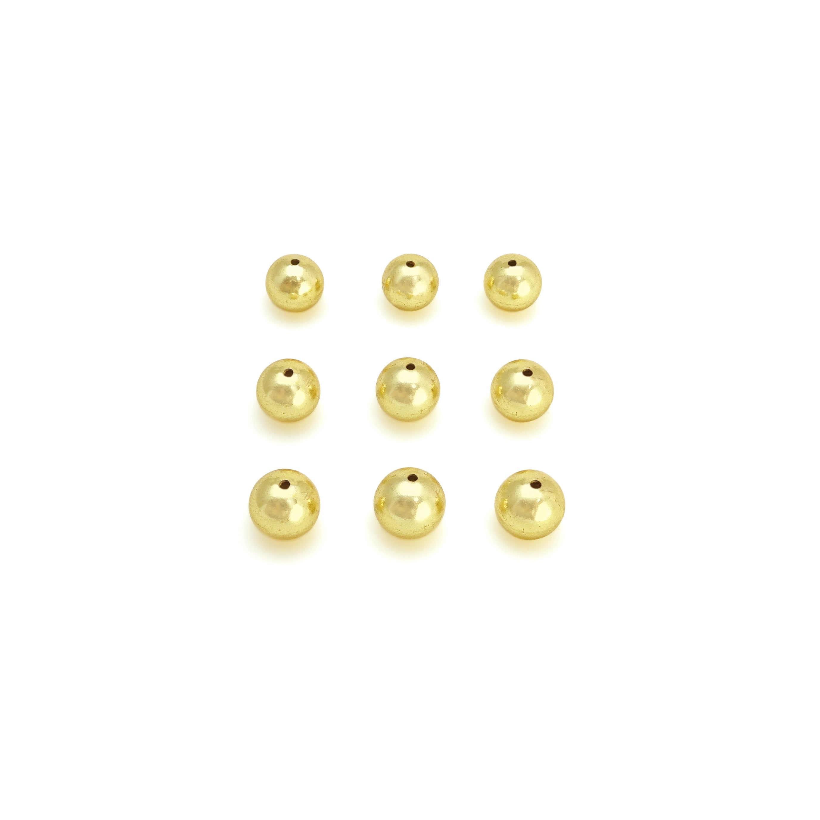 Golden Indian Smooth Ball 6mm-8mm-10mm