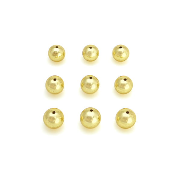 Golden Indian Smooth Ball 6mm-8mm-10mm