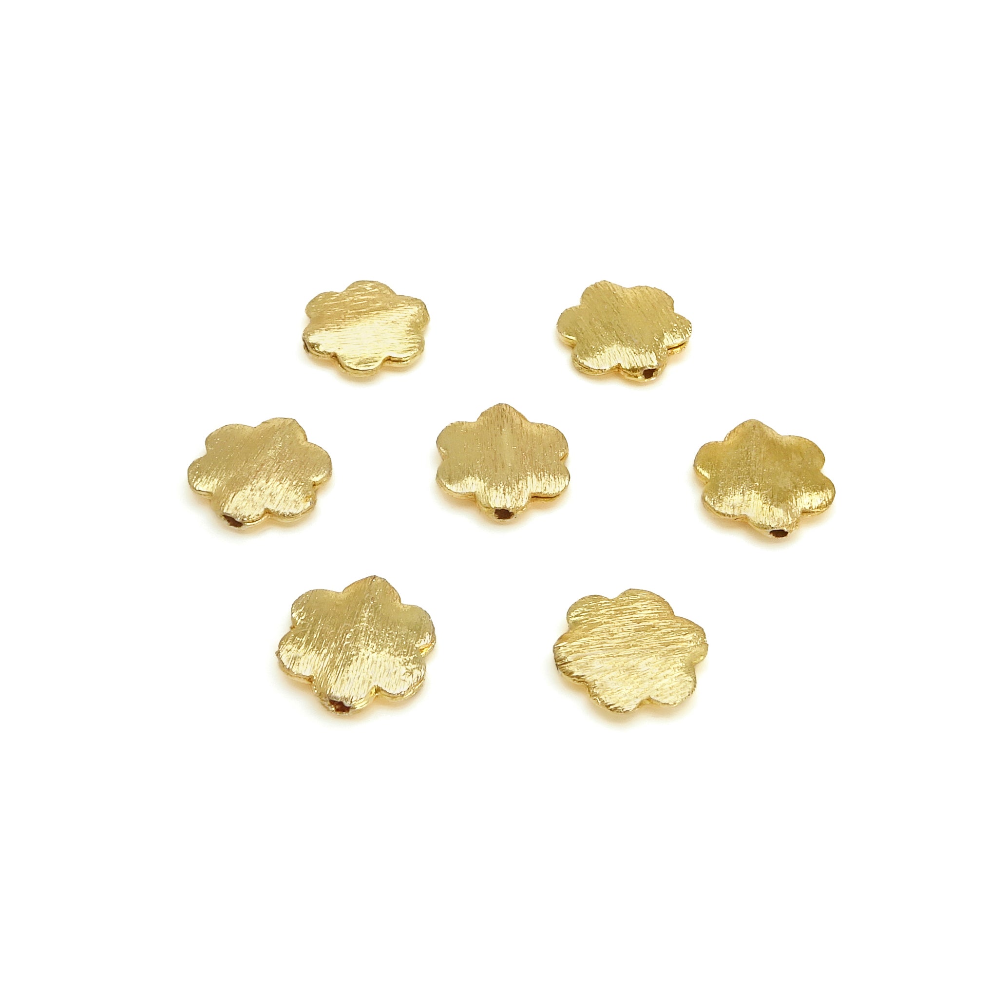 Golden Indian Diamond Flower 14x12.8 mm