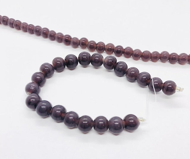 Tiras moradas sólidas de cristal de Murano