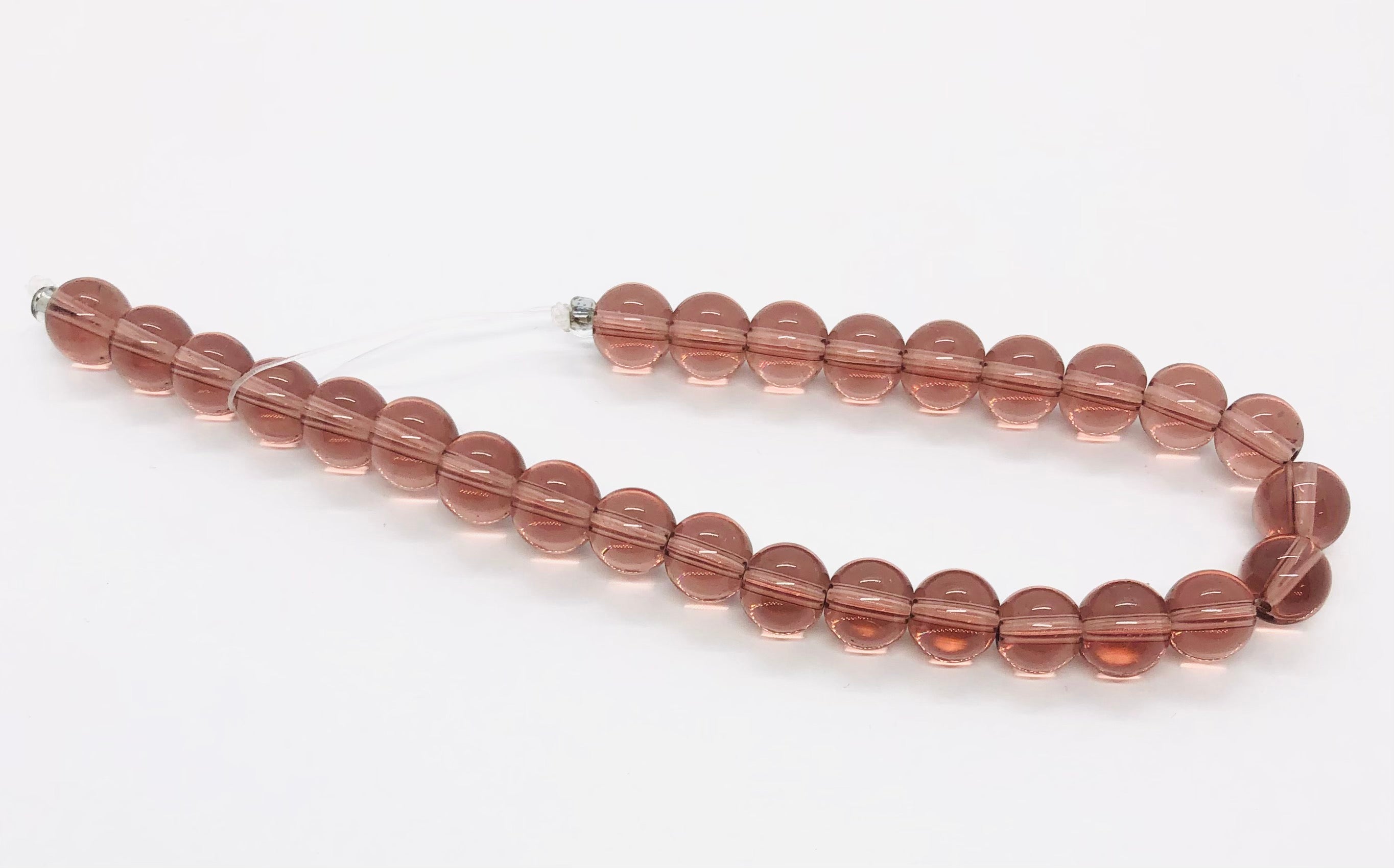 Murano glass  Purple Clear Translucdent Strips