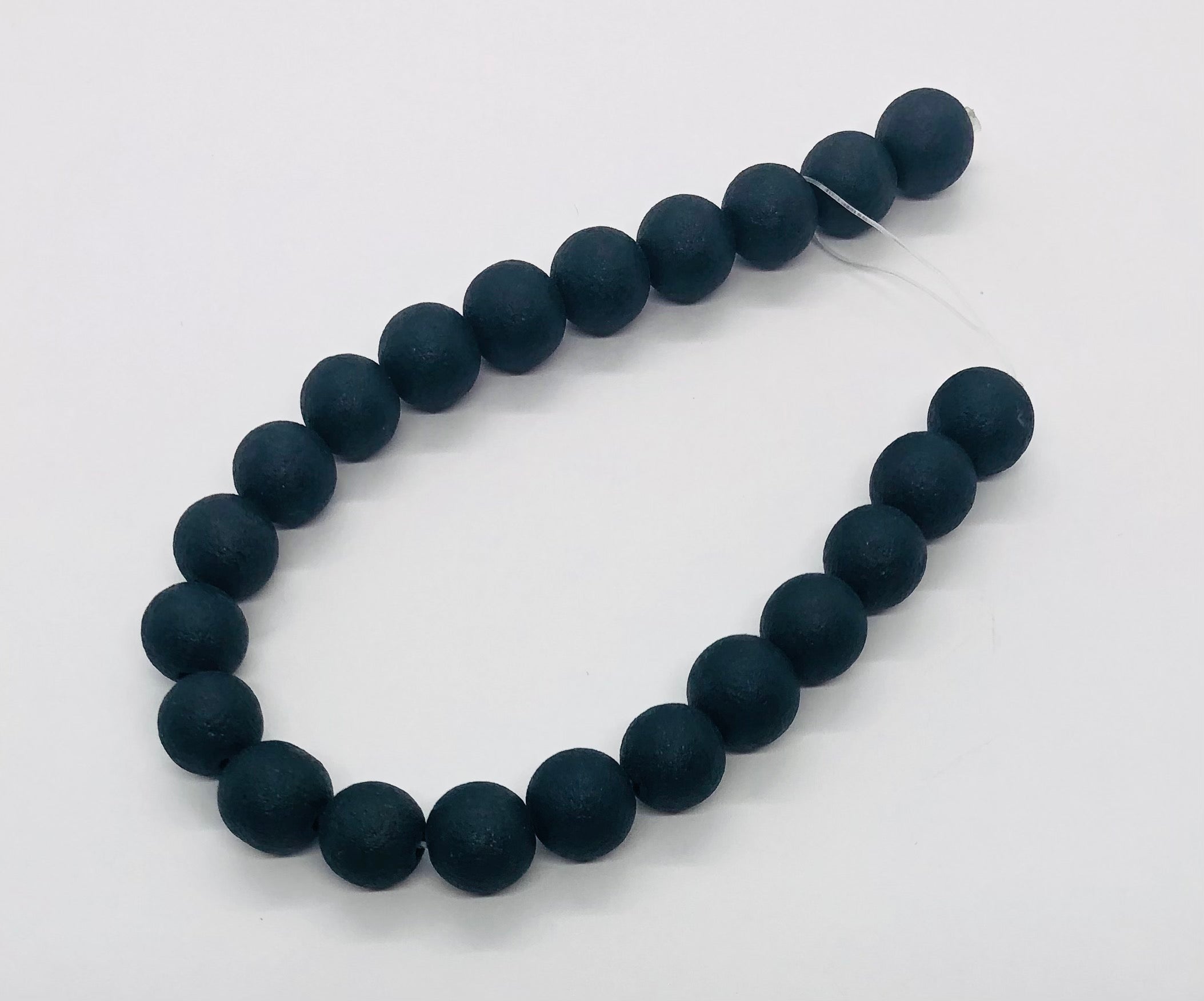 Murano Glass Black Mate Strips