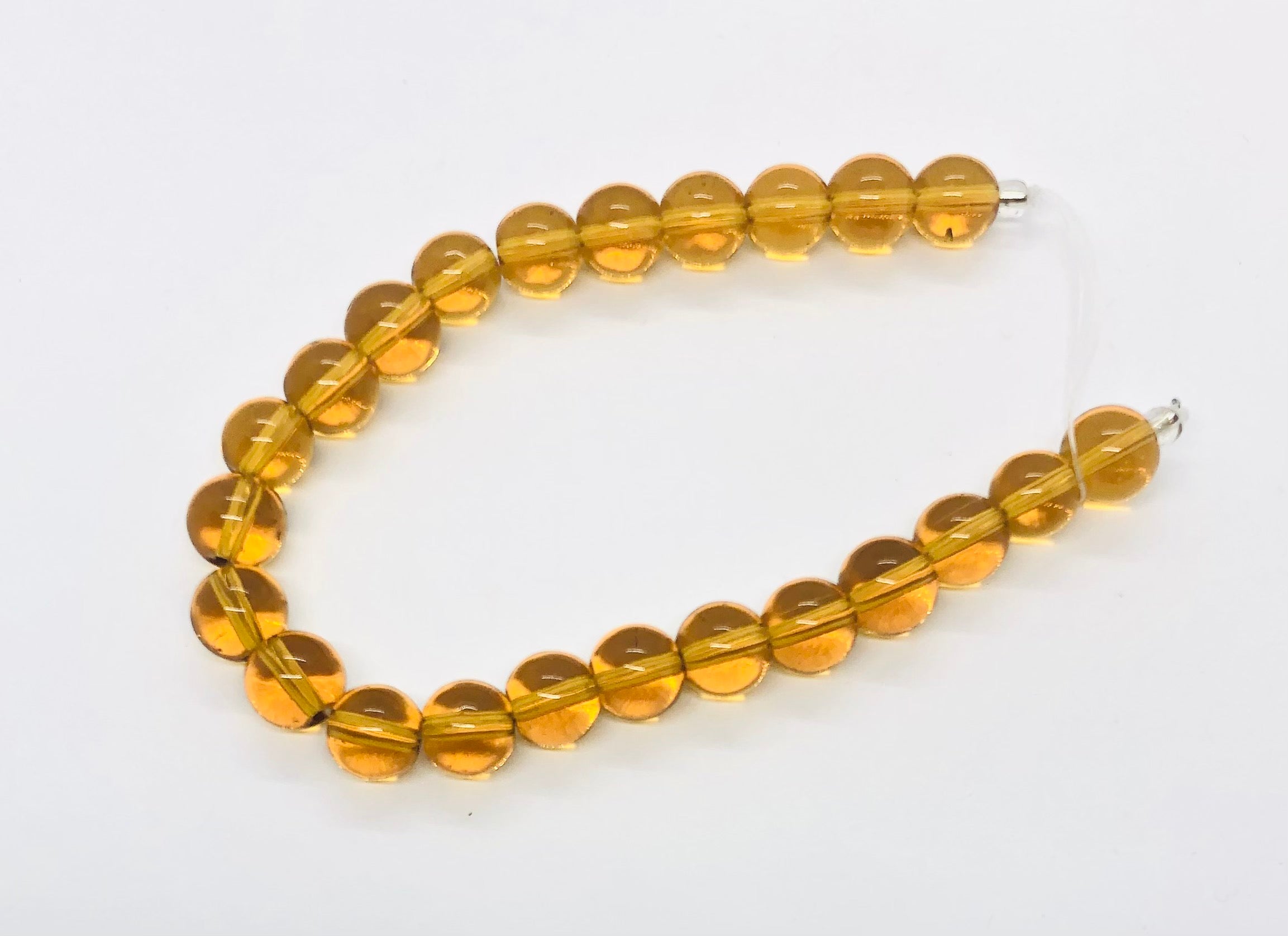 Murano Glass Miel Translucent Strips