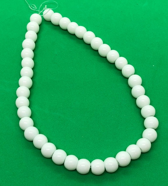 Pressed Glass White Solid Strips