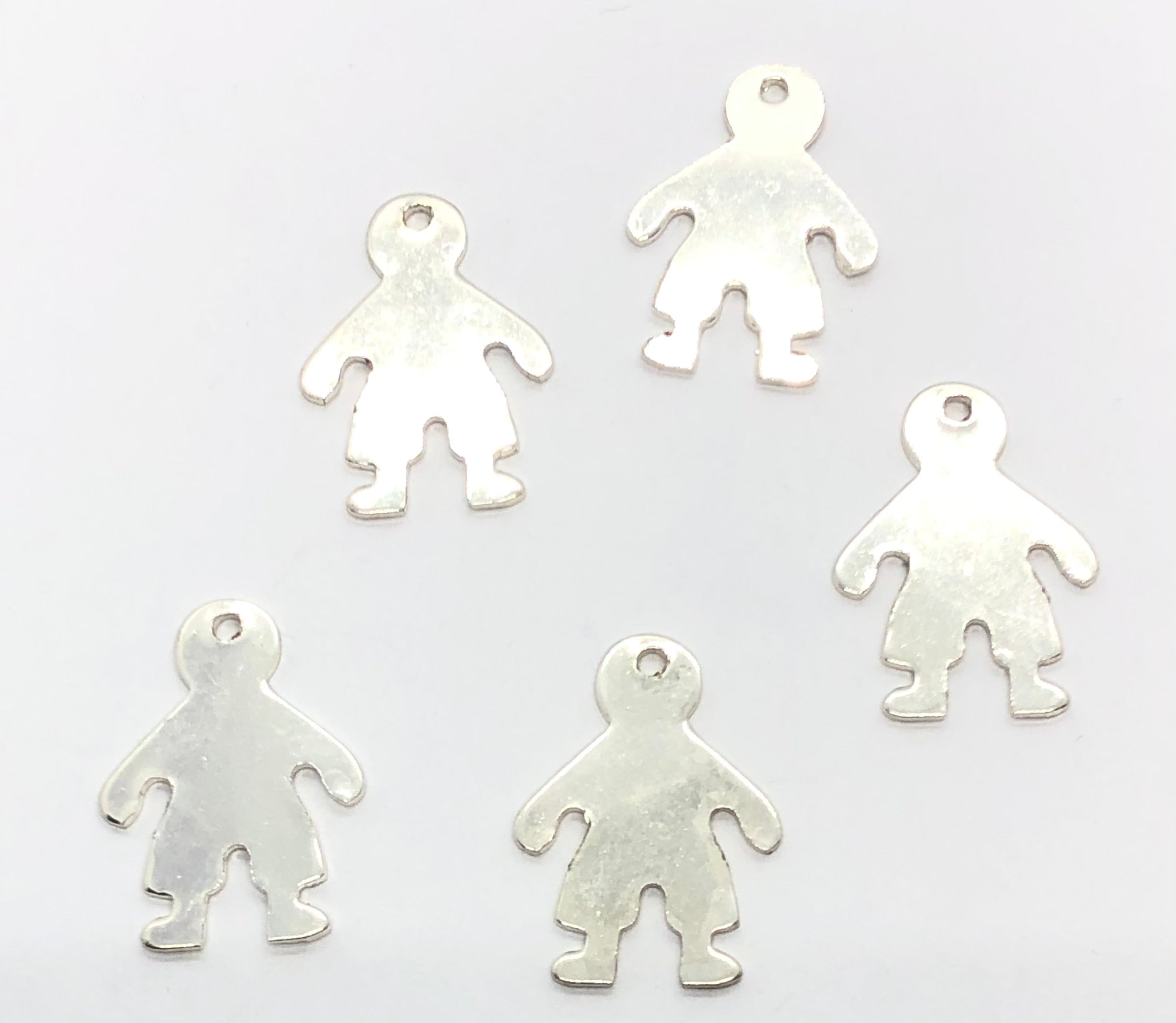 Silver Indian Boys Figures