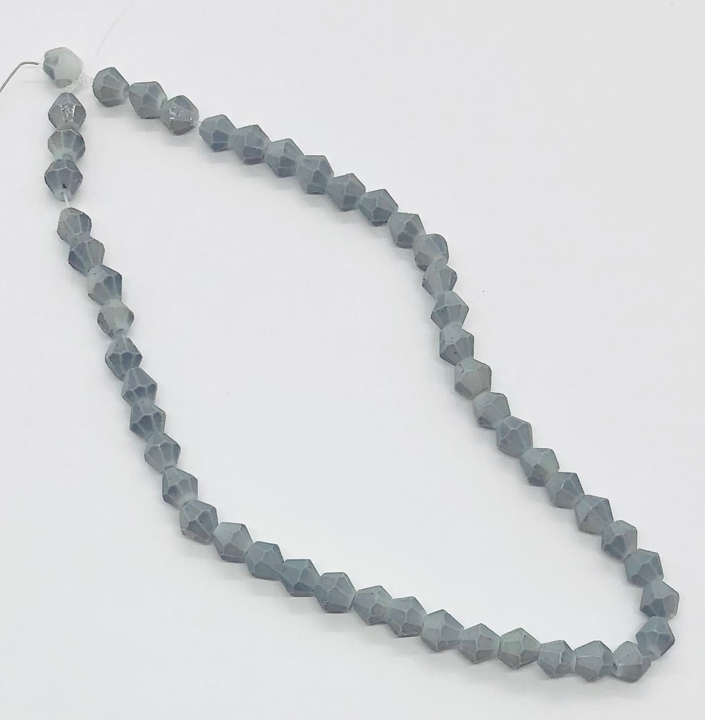Crystal Rhombus Faceted Strips 6mm