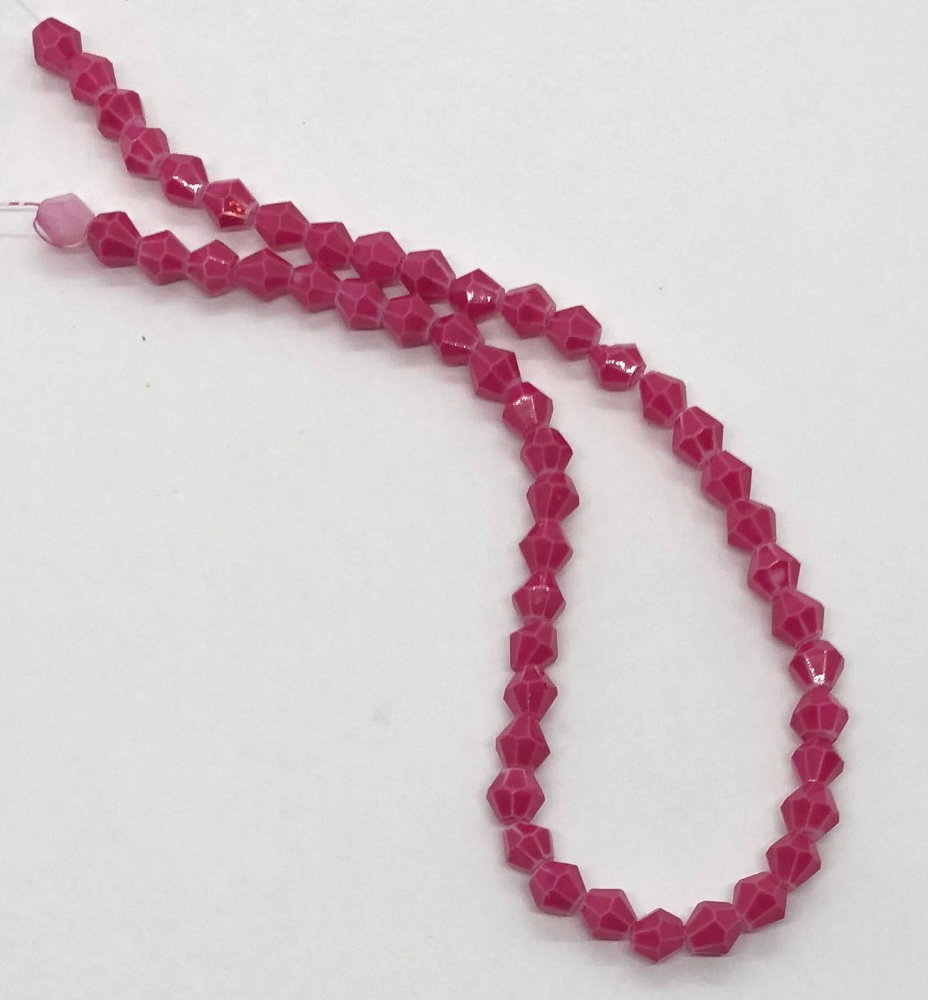 Crystal Rhombus Faceted Strips 6mm