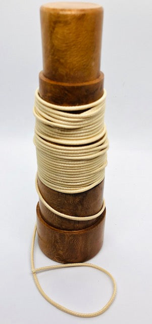 Smooth round imitation leather thread   5 mts