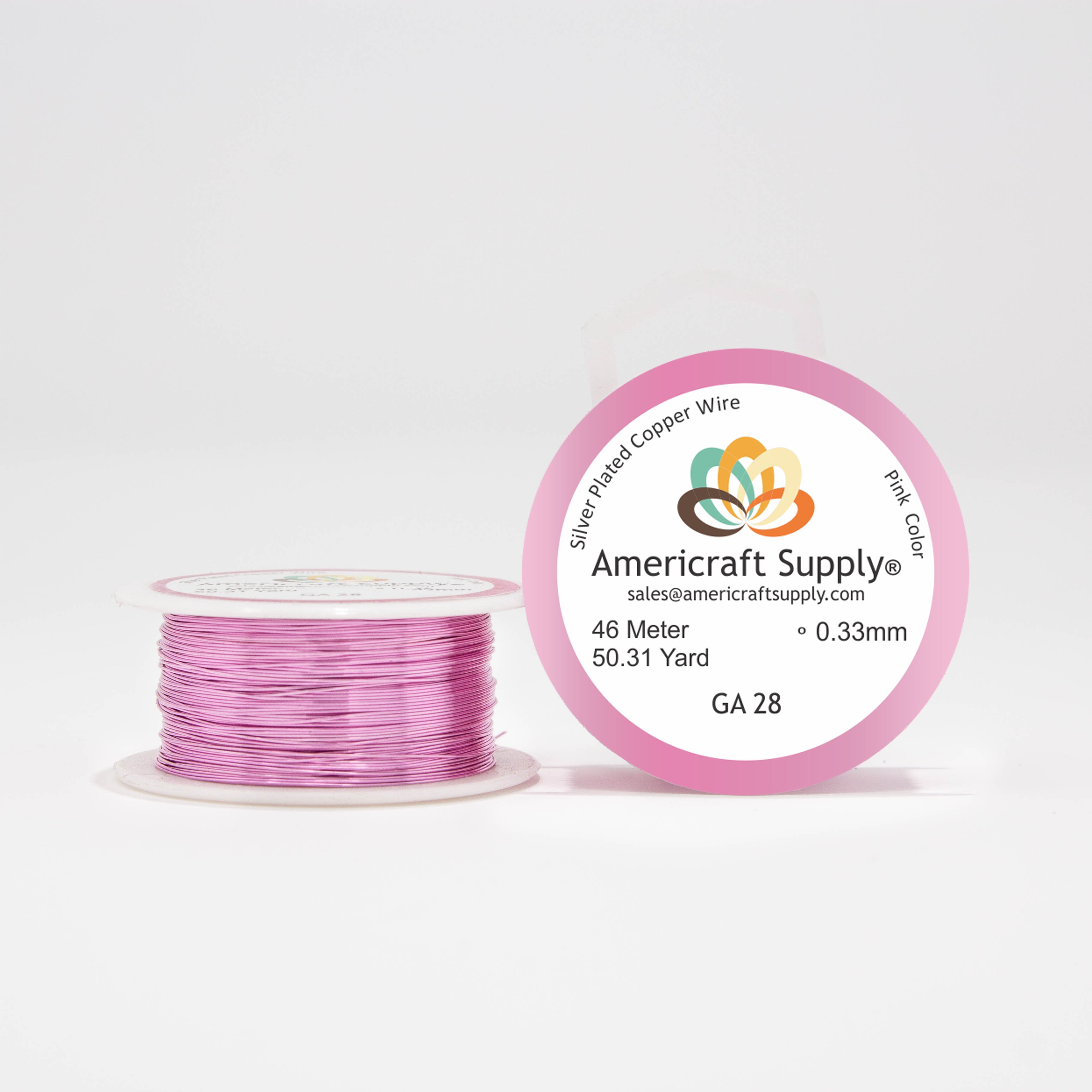 Pink Color Wire Brand AMERICRAFT SUPPLY