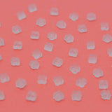 Caps  transparent rubber earring safety  5mm - 4mm
