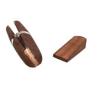 RING CLAMP MAHOGANY WOOD WITH WEDGE