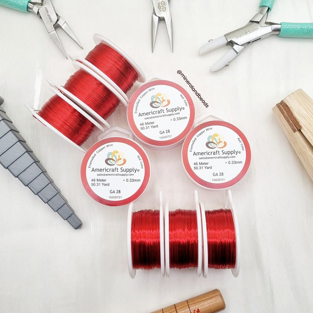 Color Rojo GA 18, GA 20, GA 28, GA 30, GA 32 Marca AMERICRAFT SUPPLY