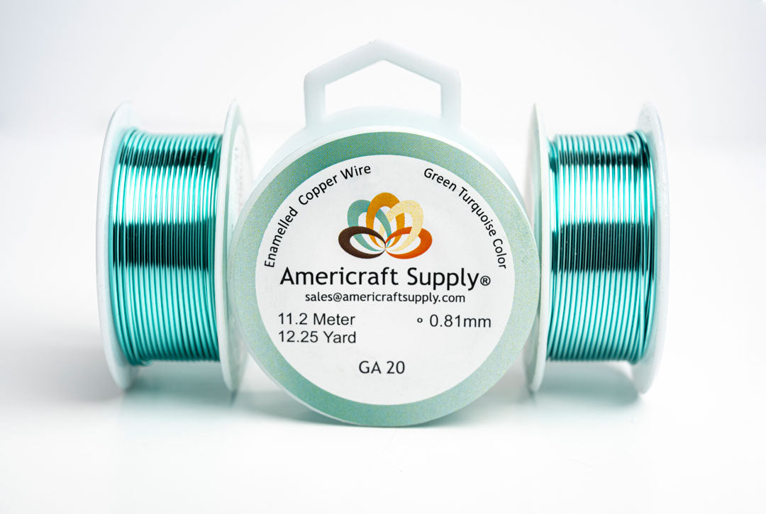 Green Turqoise Color GA 18, GA 20, GA 28, GA 30, GA 32 Brand AMERICRAFT SUPPLY