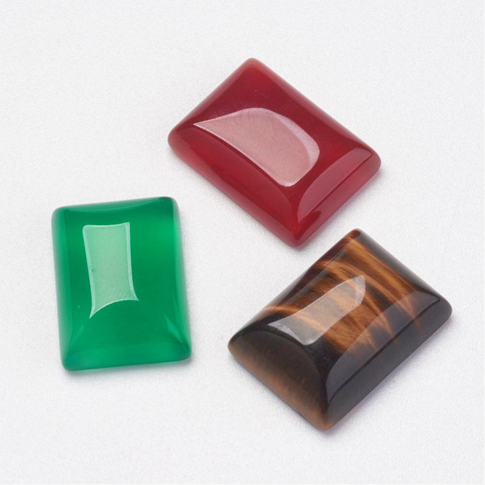 Mixed Stones Cabochons.  rectangle   18x13x5.5mm