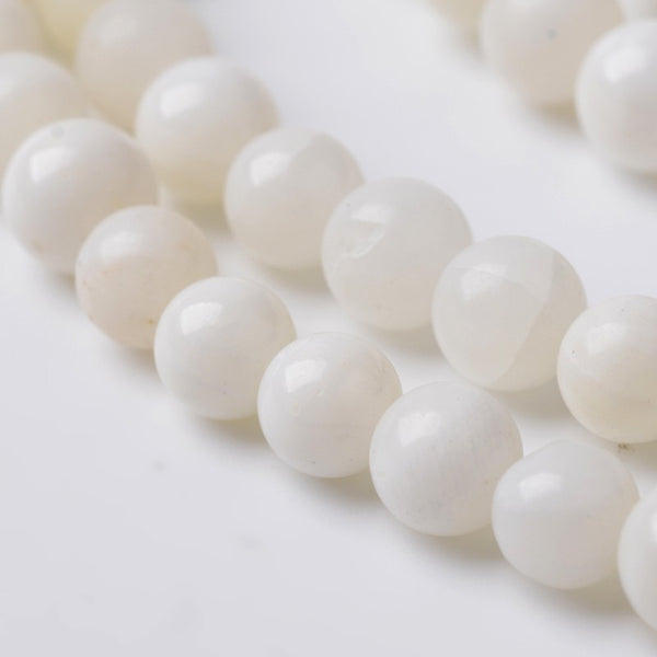 NATURAL MOTHER-OF-PEARL ROUND 6-7 mm