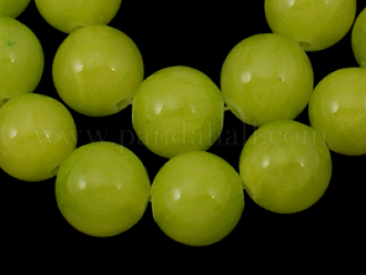 JADE STONE, STRIPS OF PAINTED, SMOOTH, ROUND 2mm