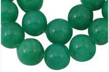 JADE STONE, STRIPS OF PAINTED, SMOOTH, ROUND 2mm