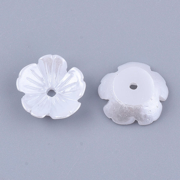 Resin flowers with 5 petals
