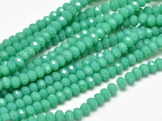 Rondel Faceted Crystal 4 x 3.6 mm