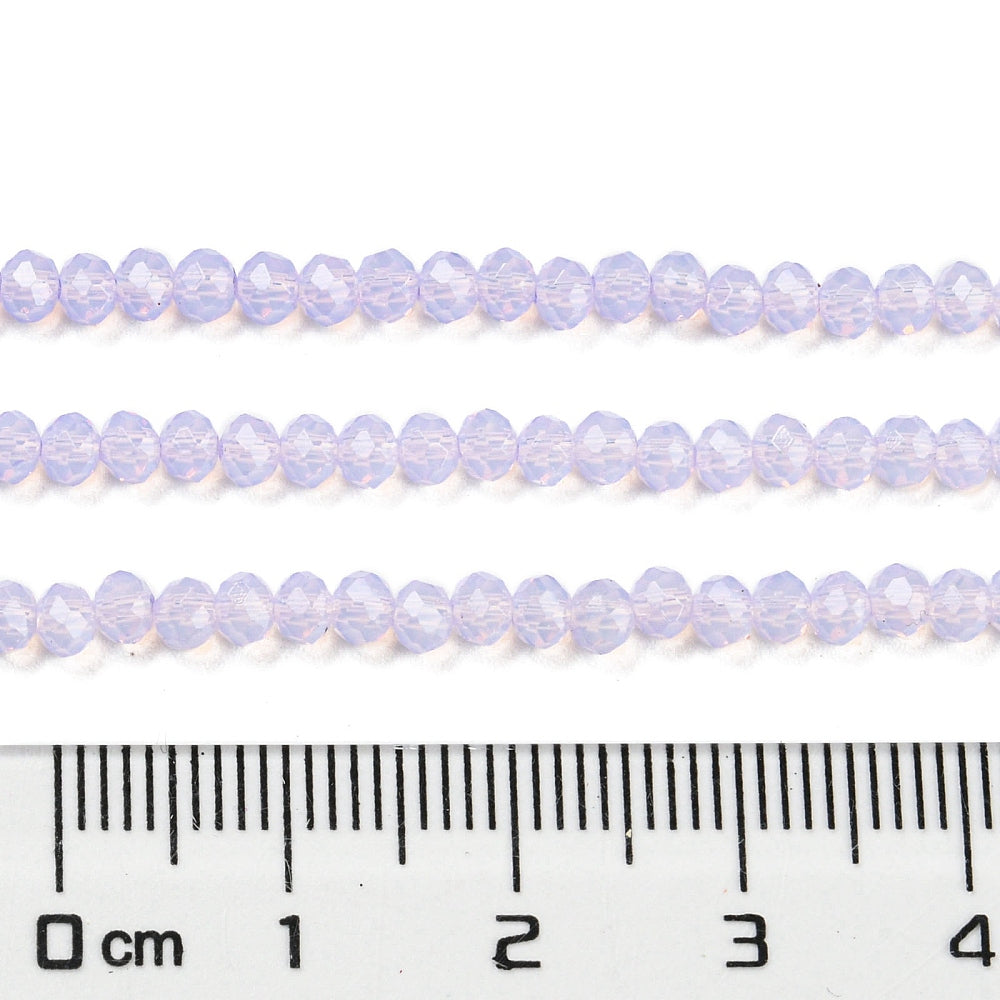Cuentas de cristal redondas multicolores
