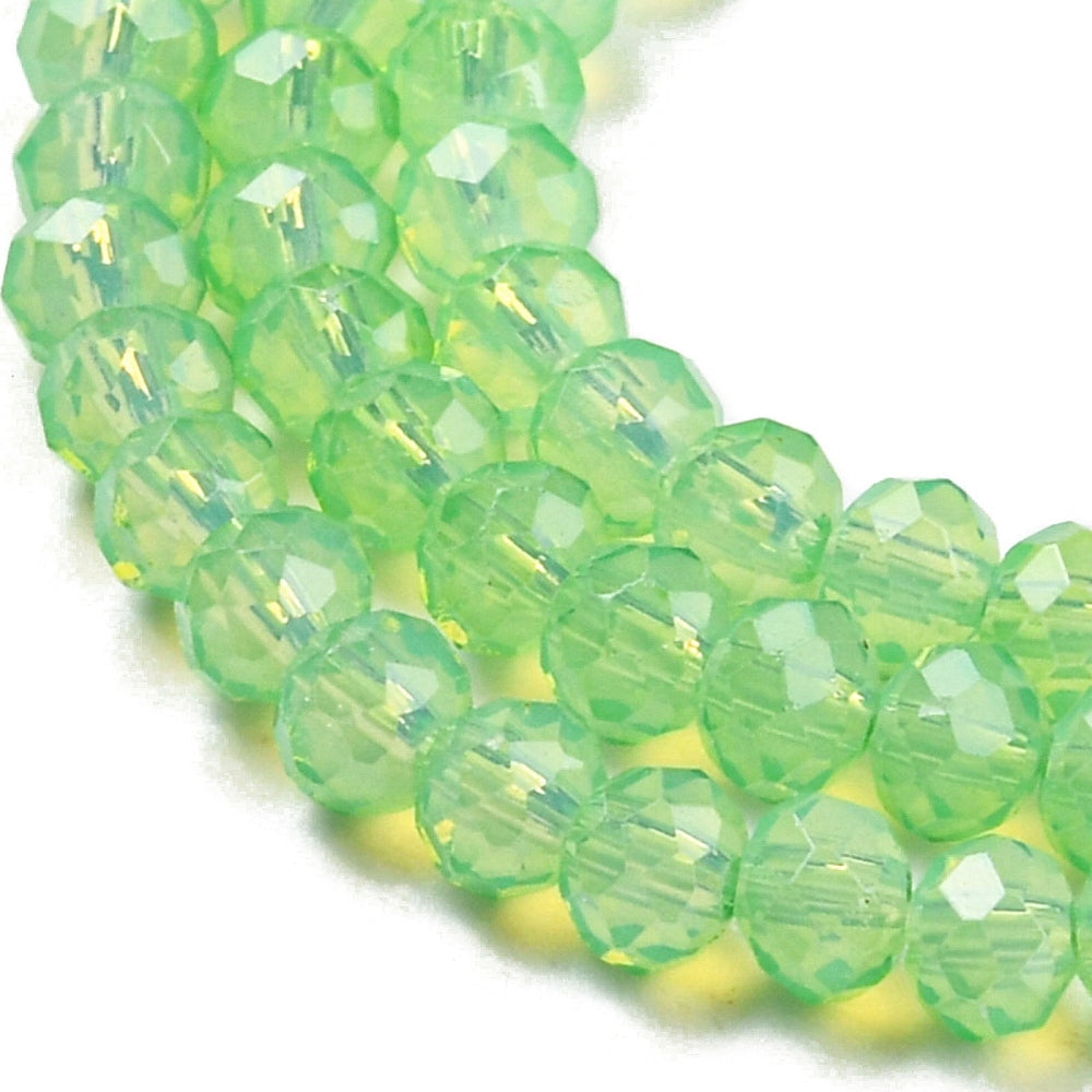 Cuentas de cristal redondas multicolores