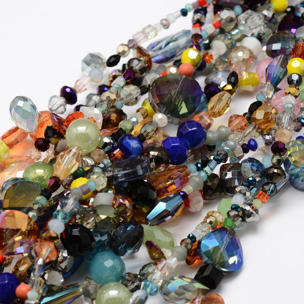 Mixed glass strips
