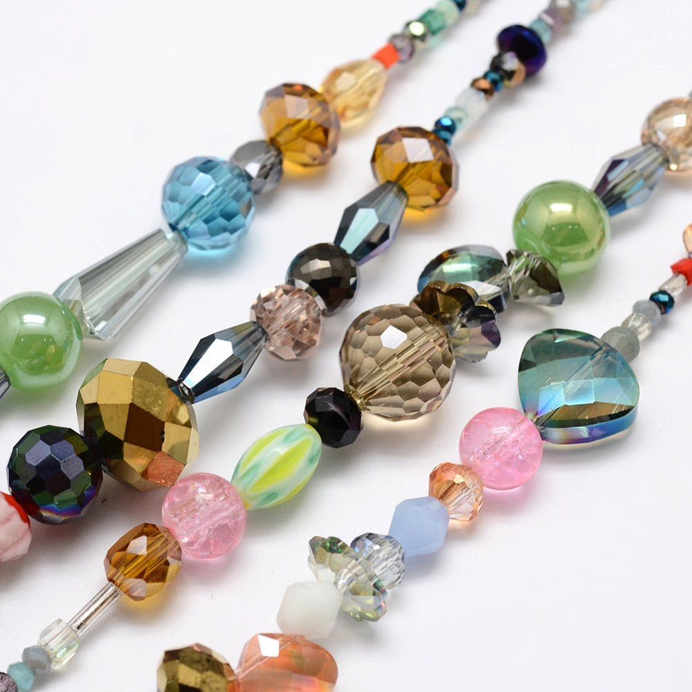 Mixed glass strips