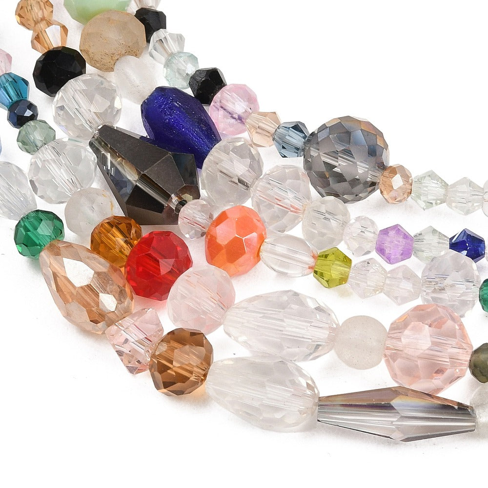 Mixed glass strips