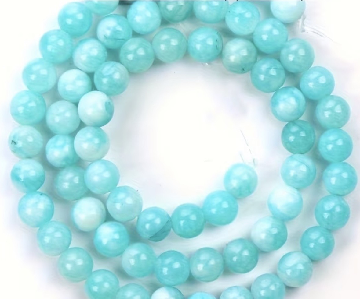 Beads amazonita 6mm