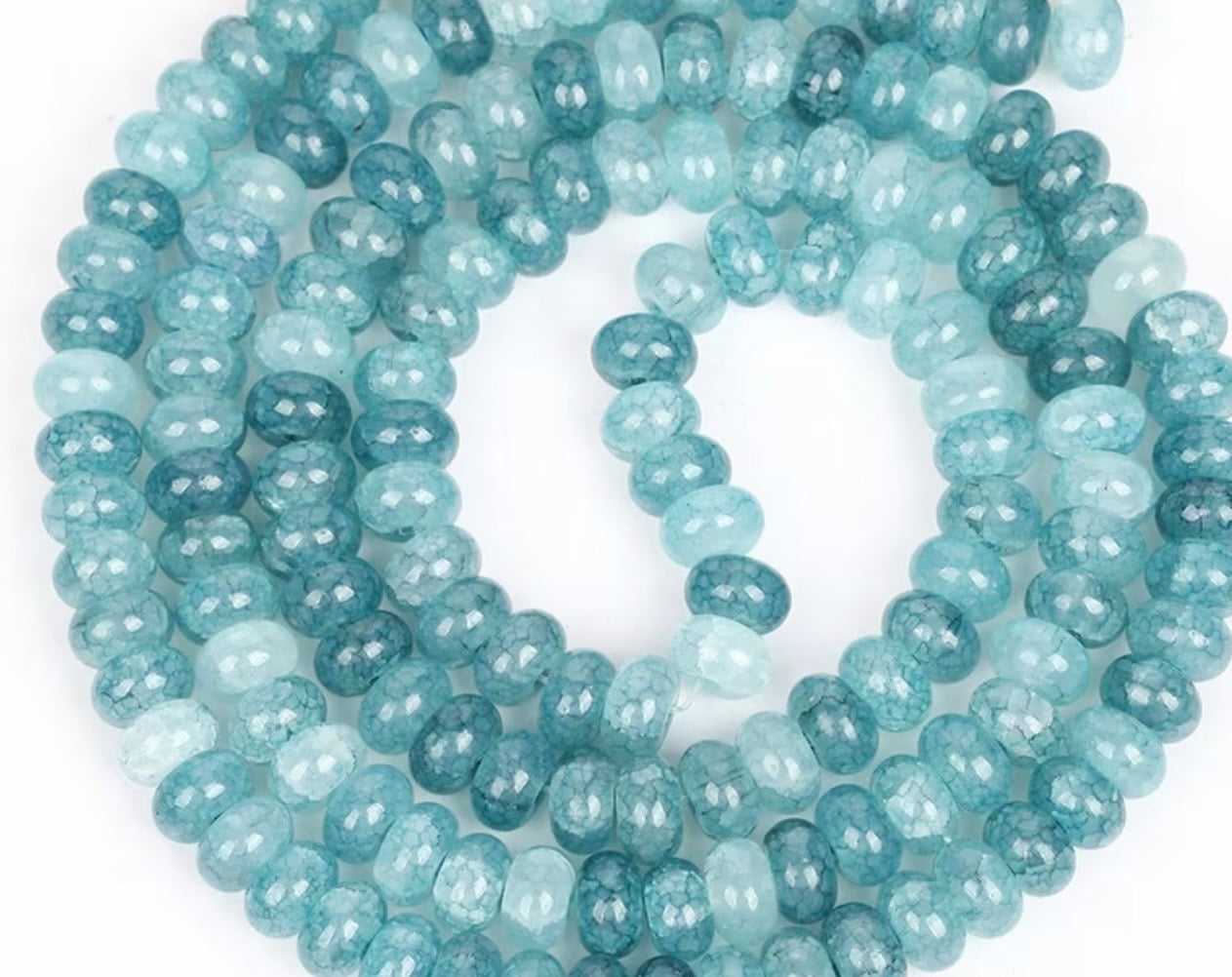 Rondelle Glass Crystal Beads 8X5mm