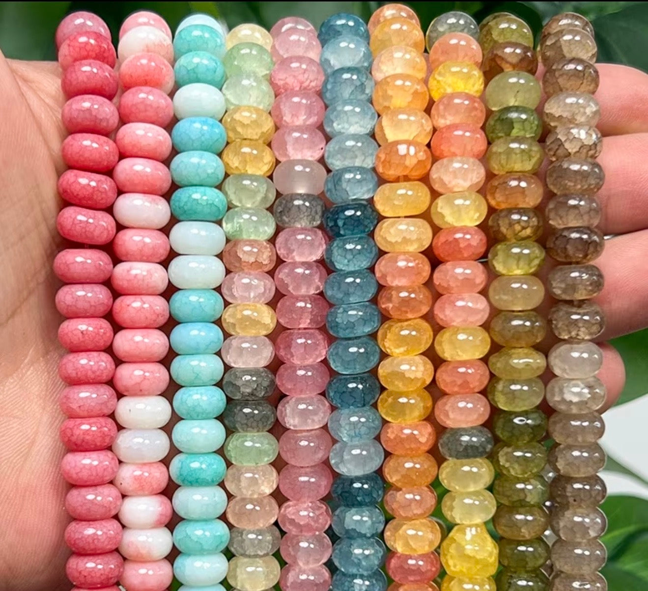 Rondelle Glass Crystal Beads 8X5mm