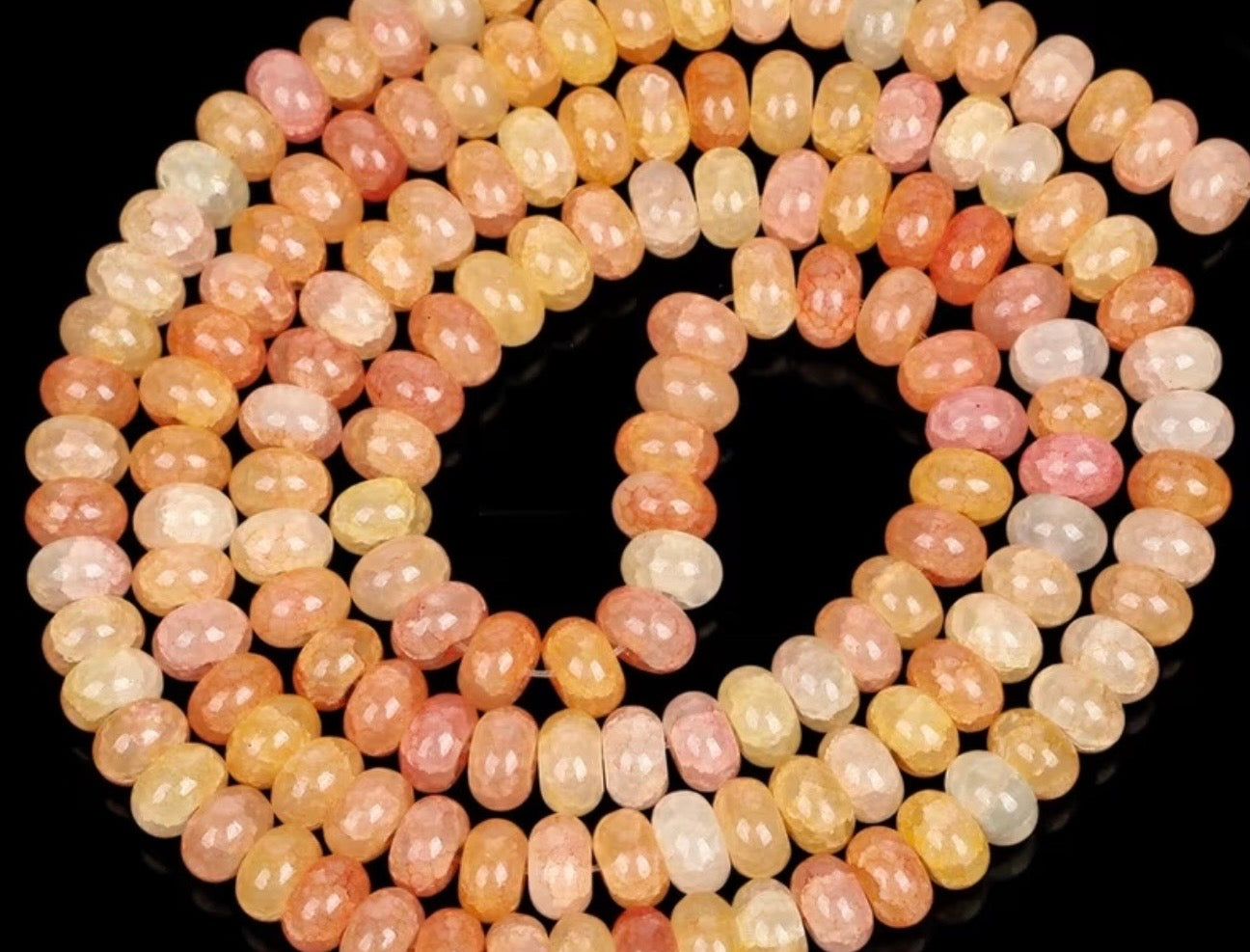 Rondelle Glass Crystal Beads 8X5mm