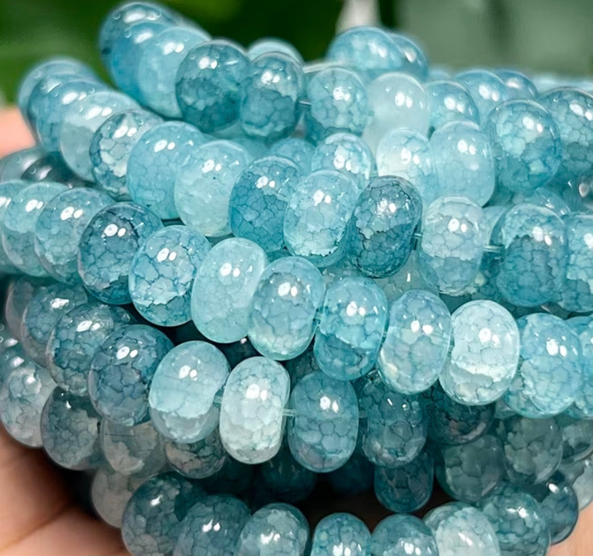 Rondelle Glass Crystal Beads 8X5mm